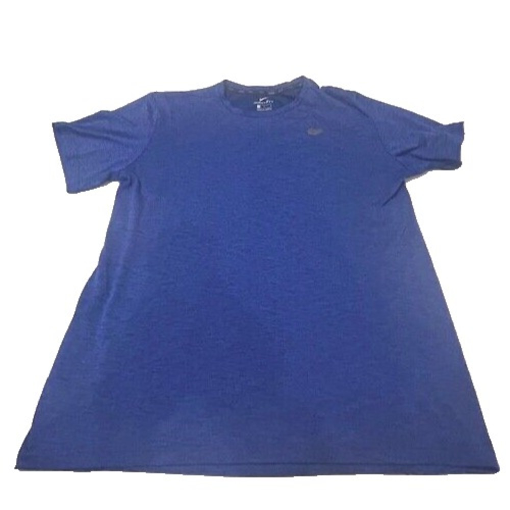 NIKE Dri-Fit Hyper Dry Breathe‎ Training T-Shirt Blue - Size Large